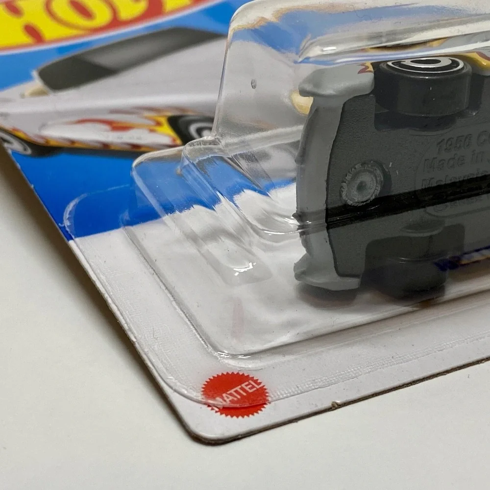 Hot Wheels cardboard card